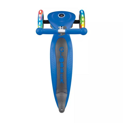 Globber Sulstomas 3 Ratuko Paspiriamasis paspirtukas, mėlynas, jaunimo, 437-100