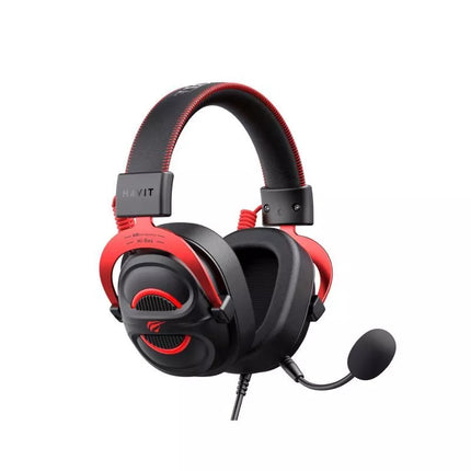 Havit H2002E Pro žaidimų ausinės (Juoda/Raudona)