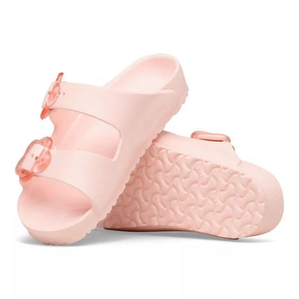 Birkenstock vaikiškos basutės ARIZONA FLOWER EVA KIDS 1031271 LIGHT ROSE (siauras prigludimas)