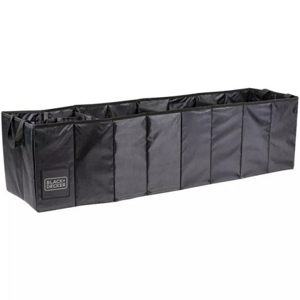ORGANIZER STORAGE BOX 4 COMPARTMENTS FOLDABLE 110X30X30cm BLACK + DECKER