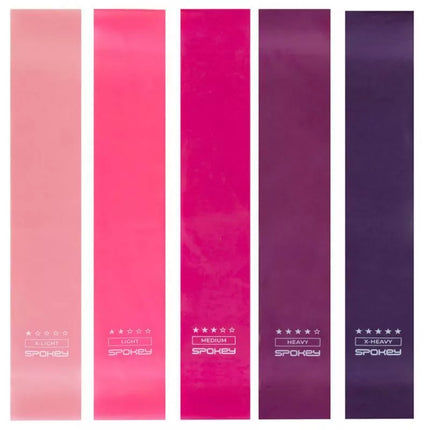 Spokey treniruoklių juostų rinkinys 5 vnt. 928944