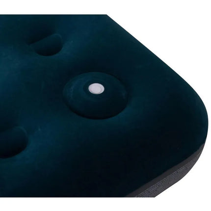 FLOCKED MATTRESS FOR 2 PEOPLE WITH BUILT-IN FOOT PUMP 191x137x22CM 24131