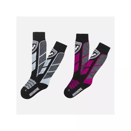 Rossignol Jr Thermotech 2P Socks Pink