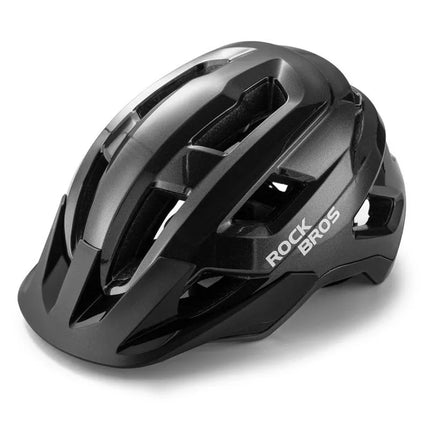 Rockbros LK-67 Jaunimo dviračio šalmas su nuimamu vizoriumi 54–58 cm - Juodos spalvos