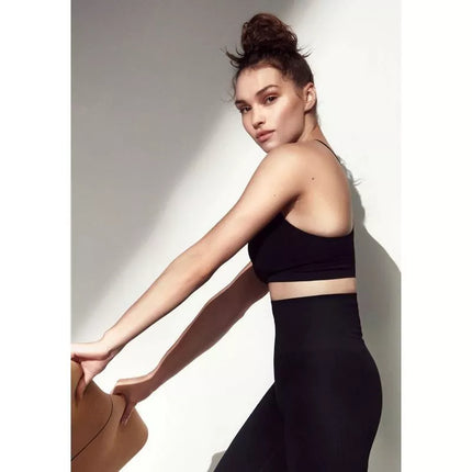 CASALL Seamless Graphical Rib Sports Top black