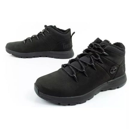 Timberland Men's Sprint Trekker Mid Insulated Hiking Boots, Black