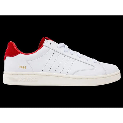 K-swiss LOZAN KLUB LTH WHITE/MARS RED/SNOW WHITE-M sneakers (07263-113-M)