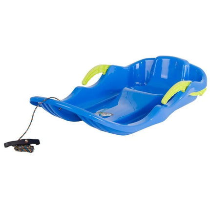 PLASTIKINĖ ROGUTĖ SU STABDŽIAIS RACE S BLUE