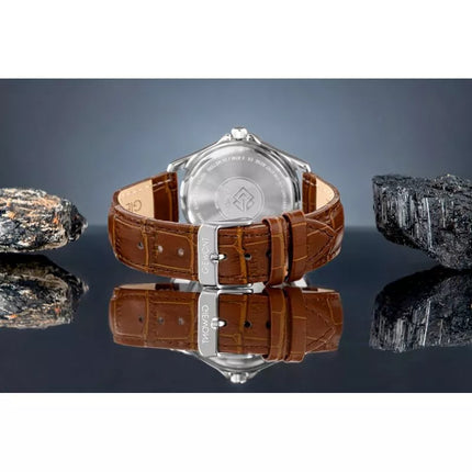 Giewont Elegance Sapphire Brown Blue Men's Watch GW5160-A7