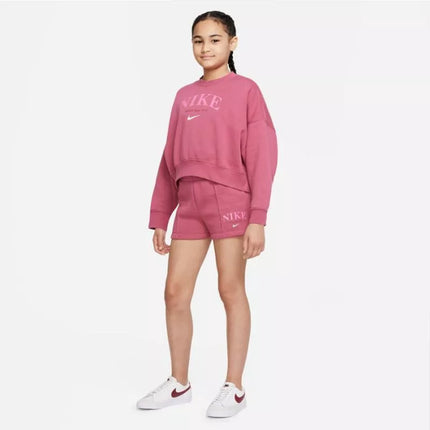 Nike Sportswear Trend Flc Crew Jr DV2563 633 džemperis