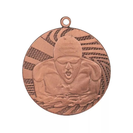 Bronze medal - swimming - steel medal