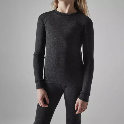 Vaikams skirtas termo apatinių drabužių komplektas CORE WOOL MERINO SET JR