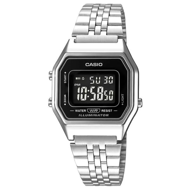 CASIO Klasikinis LA680WA-1BDF Moteriškas Laikrodis + Dėžutėje