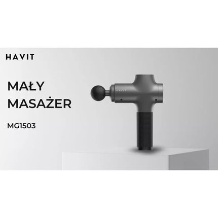 Havit MG1503 rankinis masažuoklis pistoletinio tipo