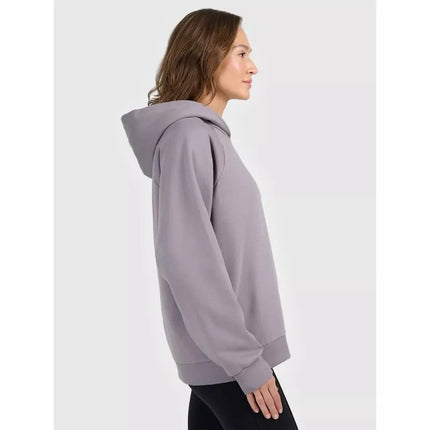 Women's sweatshirt with hood, open, 4F 4FRAW25TSWSF2775-25S
