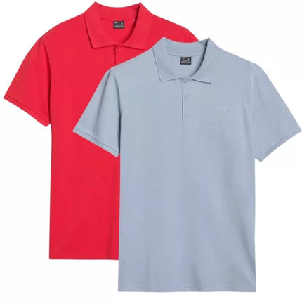 Vyriški 4F polo marškiniai (2 vnt. komplektas) 2P-SS-4FWSS25TPTSM407-92S