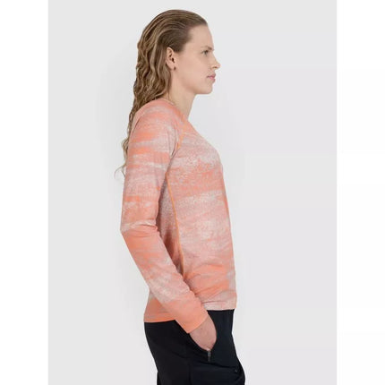 Women's quick-drying cycling longsleeve 4F 4FWSS25TFLOF344-70A