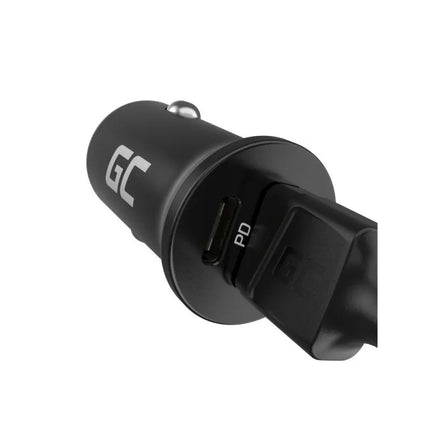 GREEN CELL CAR CHARGER GC POWERRIDE NANO38 38W 6A 1X USB-C 1X USB-A