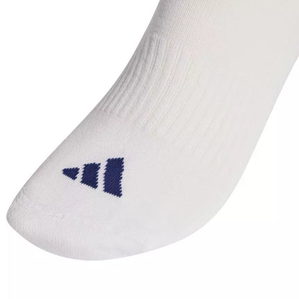 Adidas 3 juostelių Essentials su paminkštinimu vidutinio ilgio kojinės, 6 poros, baltos KE5493