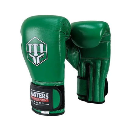 RBT-GREENSTRIKE Leather Boxing Gloves 12 oz Green