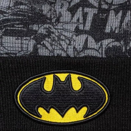 New Era Batman Youth DC Black Cuff Knit Beanie - 60691137