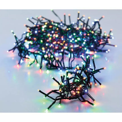 Kalėdinė eglutės girlianda, 576 LED, su laikmačiu, daugiaspalvė