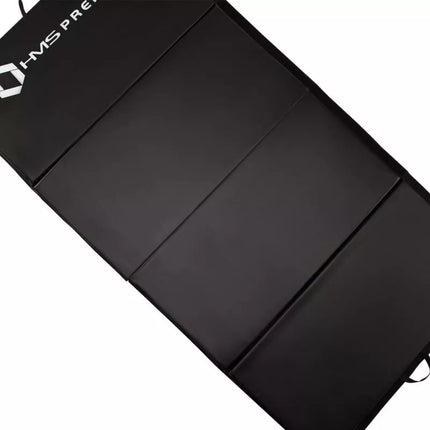 Juodas sulankstomas gimnastikos čiužinys 2400x1200x50mm HMS MGS01