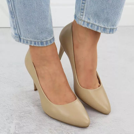 Sergio Leone 1396 coffee stiletto pumps