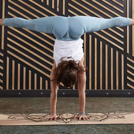 Gaiam spausdintas kamštinio ąžuolo mandalos jogos kilimėlis 5 mm 63495