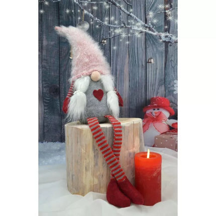 Ponia nykštukas su pūsta skrybėle 45+36cm