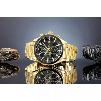 Men's Watch Giewont Chronograph Sapphire Gold Black GW7290-B4