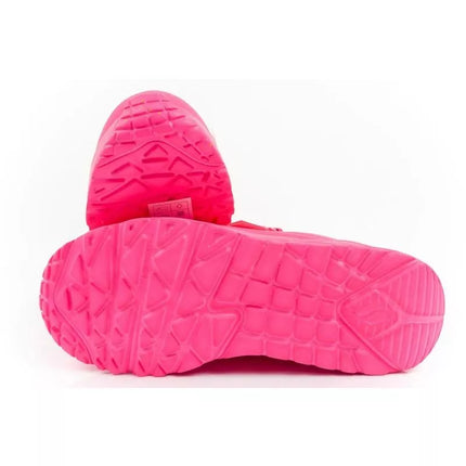Skechers Uno Lite vaikiški sportiniai kedukai, rožiniai, patogūs.