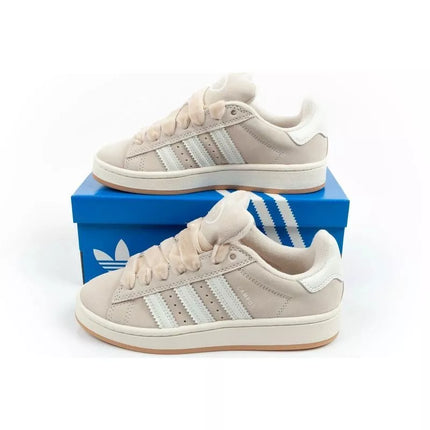 Adidas women's sports shoes Campus 00s leather sneakers beige