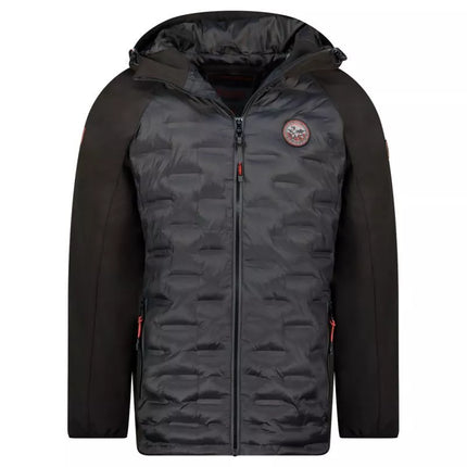 Vyriška striukė Geographical Norway BAEL BLACK DB MEN 056 BLACK (WZ8113H/GN-NOIR)