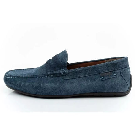 Wrangler men's shoes Maifield Suede moccasins, navy blue