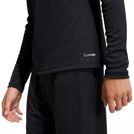 adidas Entrada 26 ilgomis rankovėmis marškiniai, juodi KF5879