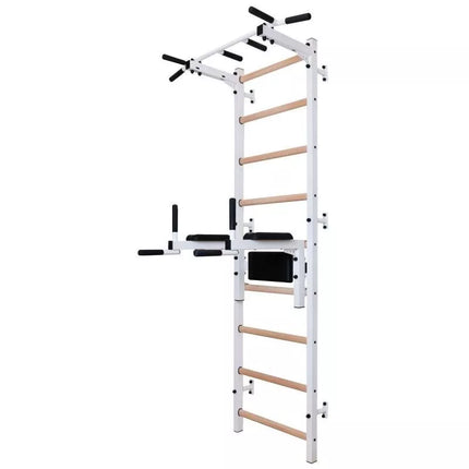 GYMNASTIC LADDER WITH A HAND BAR AND A HANDRAIL FOR EXERCISES BENCHK 722W