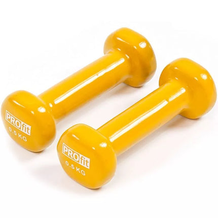 PROfit vinyl dumbbell 0.5kg DK 4102