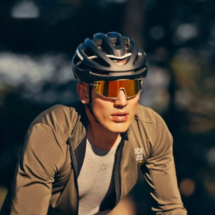 Rockbros HC-58BK-M Bike Helmet 55-58 cm - Black and Gray