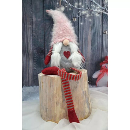 Ponia nykštukas su pūsta skrybėle 45+36cm