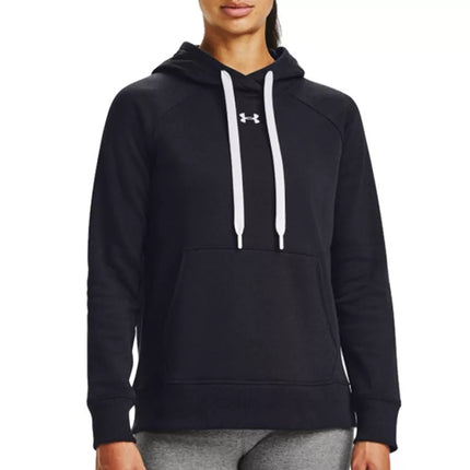 Under Armour Moteriškas Rival Fliso džemperis su gobtuvu ir trumpu užtrauktuku 1356317 001