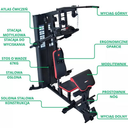 GYM TRAINING ATLASE 5800 ARES ENERO FIT