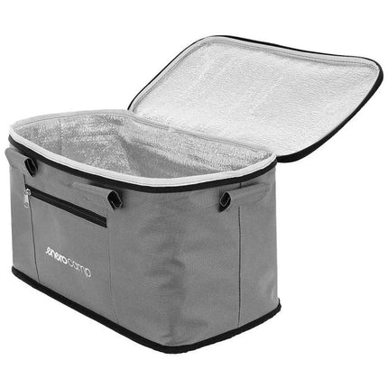 FOLDABLE THERMAL TOURIST BASKET 24L GREY ENERO CAMP