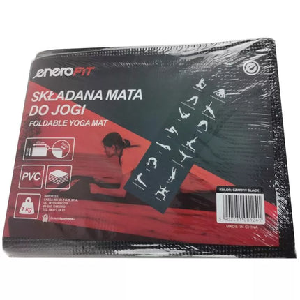Sulankstomas jogos kilimėlis 1700x600x5 mm Juodas ENERO FIT