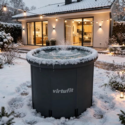 VIRTUFIT ICE BATH XXL - 375 LITERS - ANTHRACITE - WITH ACCESSORIES