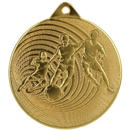 METAL MEDAL FOOTBALL FI 70 MMC3070 - GOLD