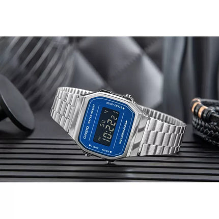 Vyriškas laikrodis CASIO VINTAGE A168WEM-2BEF + Dėžutė