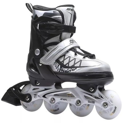 ROLLER SKATES-ROLLER SKATES-ICE SKATING 4IN1 ENERO PRO LED 30-33 GRAY