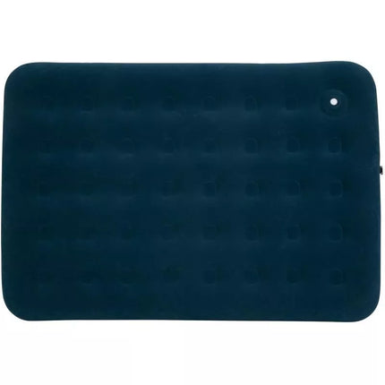 FLOCKED MATTRESS FOR 2 PEOPLE WITH BUILT-IN FOOT PUMP 191x137x22CM 24131