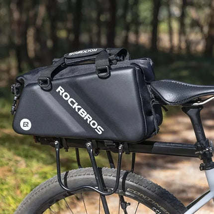 Rockbros 30140090001 dviračio tašė ant bagažinės 11,6 l - juoda